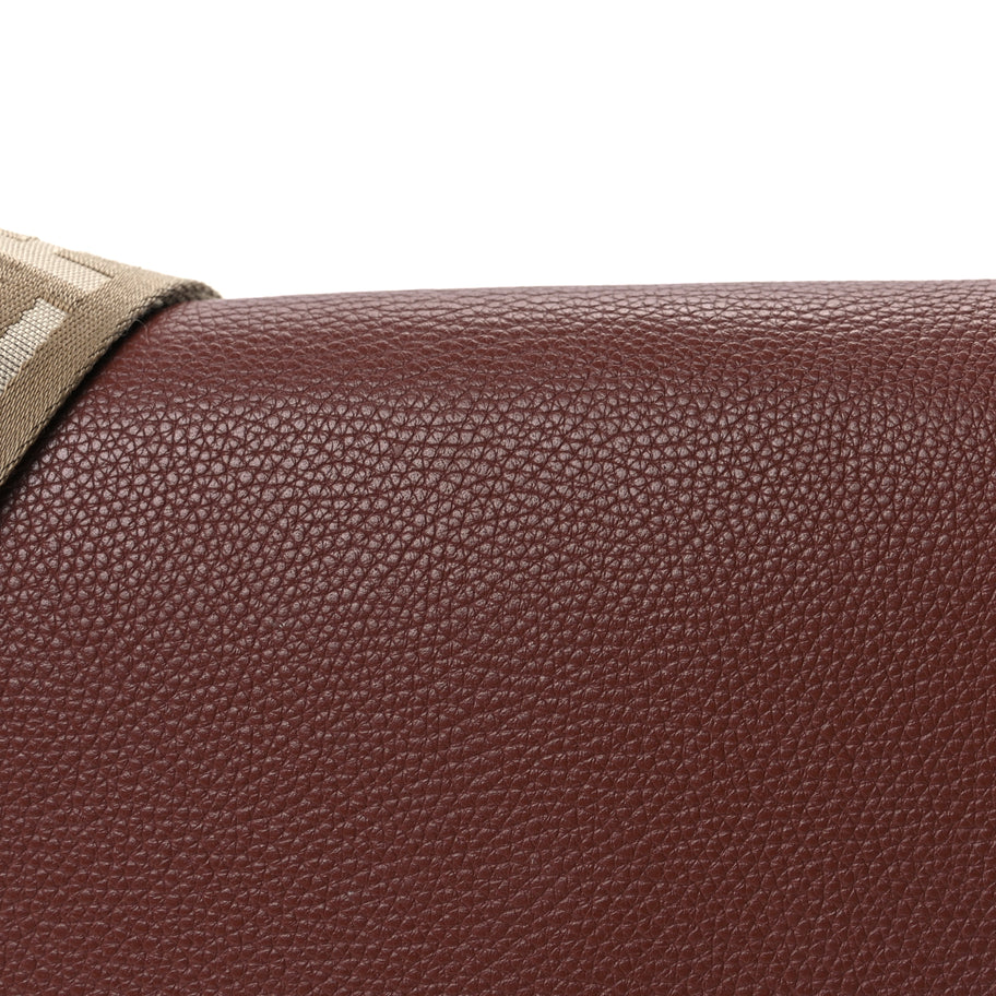 Burberry Calfskin Vintage Check Note Crossbody Bag Tan Image 6