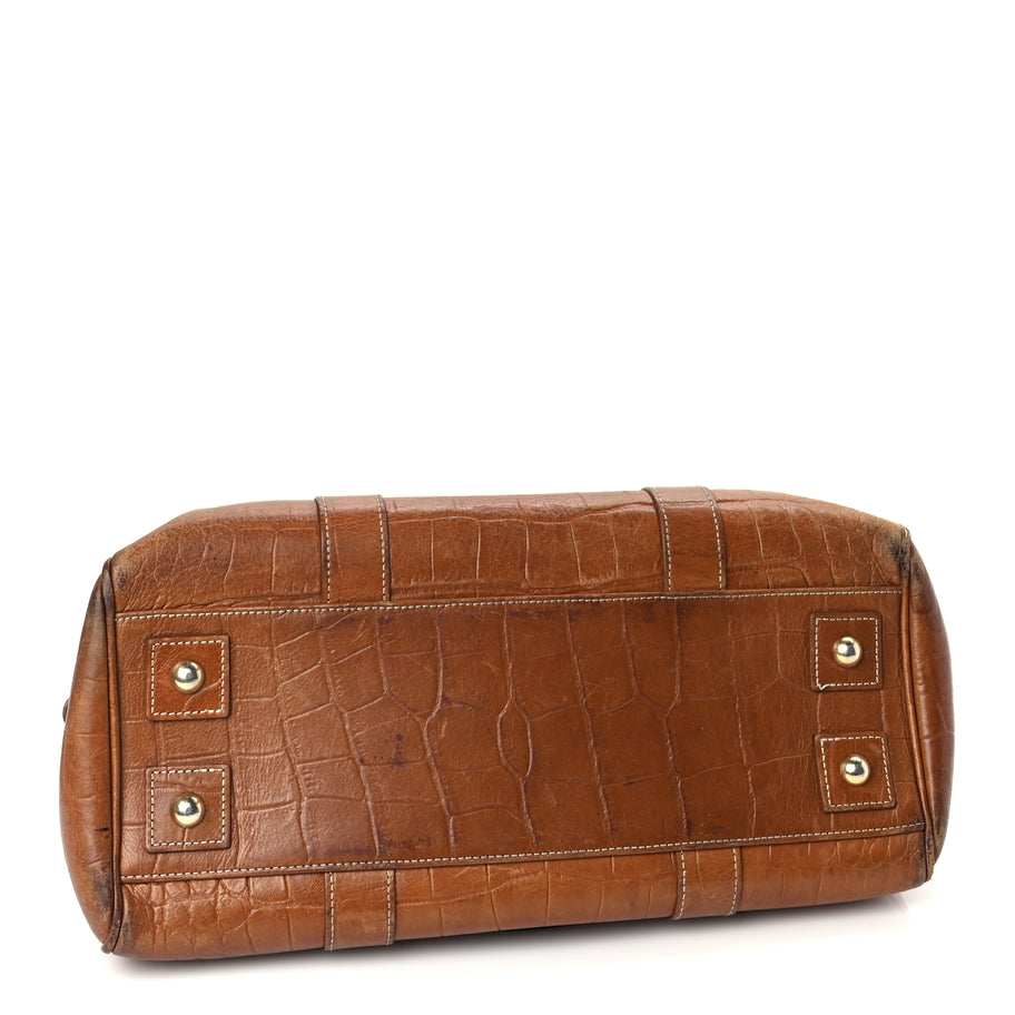 Mulberry Crocodile Embossed Bayswater Oak Image 3