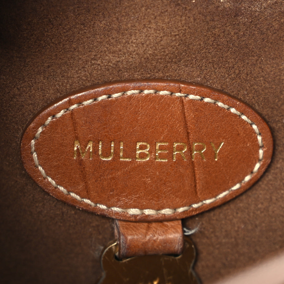 Mulberry Crocodile Embossed Bayswater Oak Image 5
