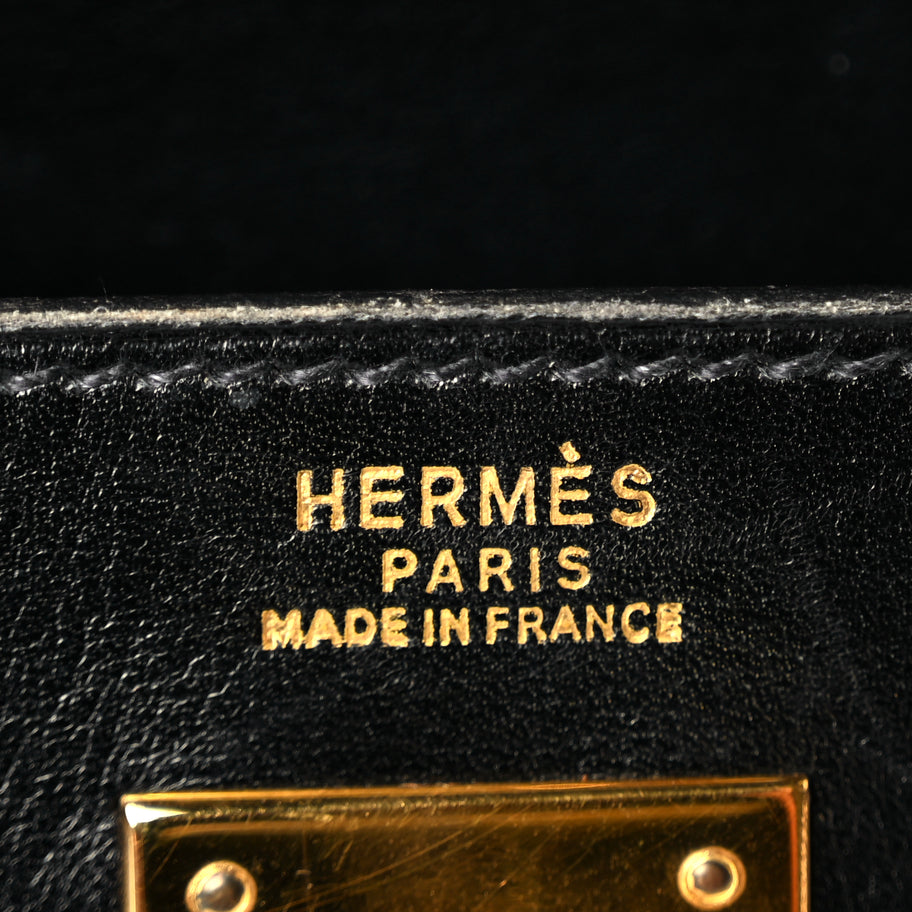 Hermes Box Kelly Retourne 32 Black Image 5