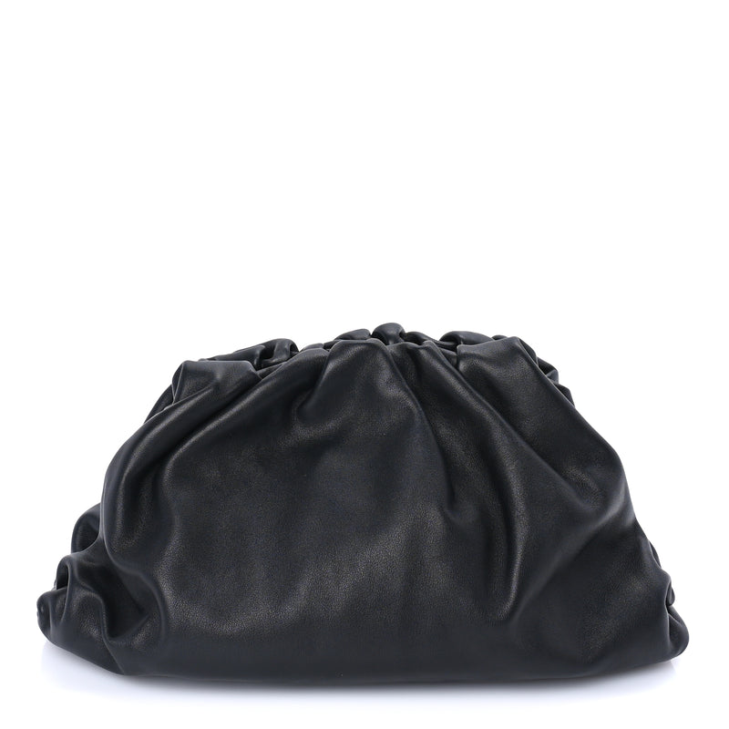  Bottega Veneta Smooth Butter Calf Teen Pouch Black