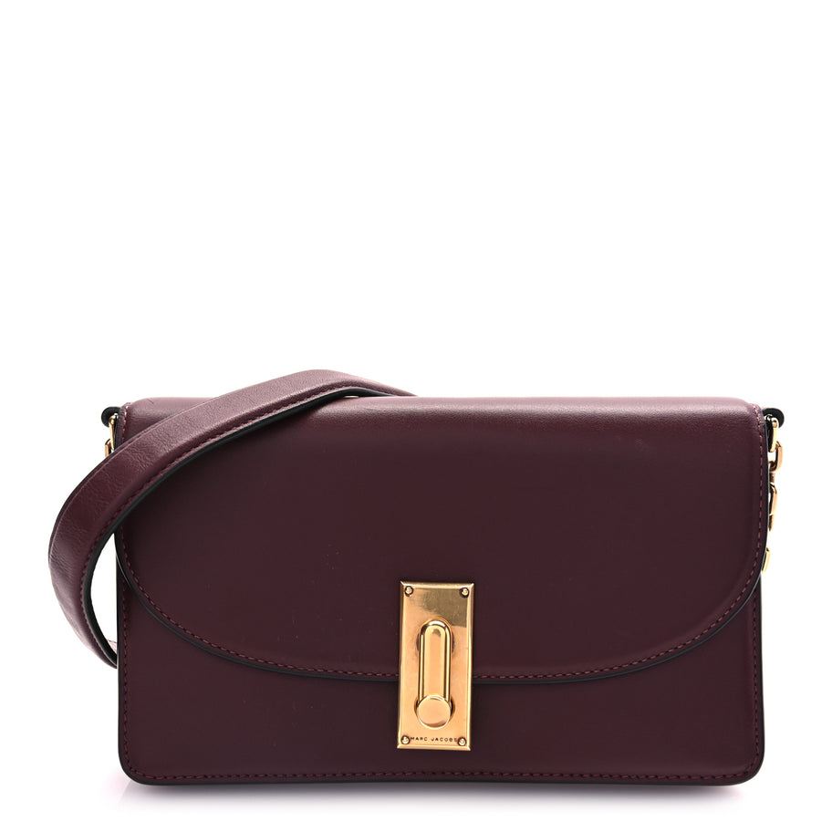 Marc Jacobs Calfskin West End Chain Wallet  Burgundy Image 1