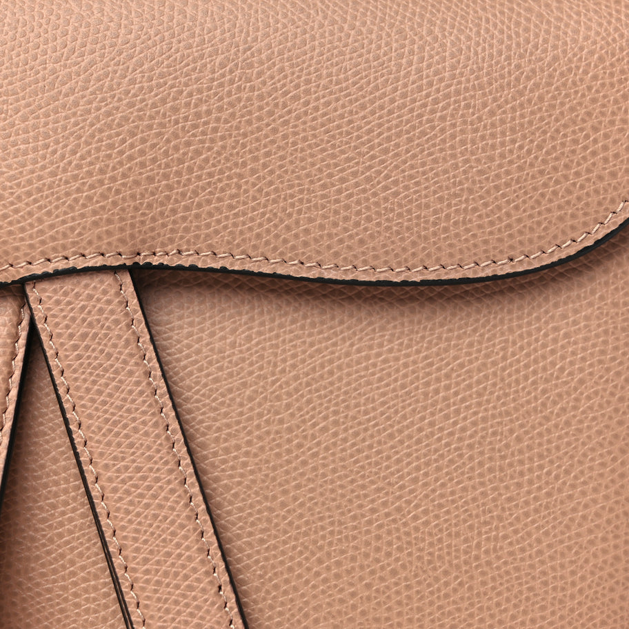 Christian Dior Grained Calfskin Saddle Clutch Fard Image 6