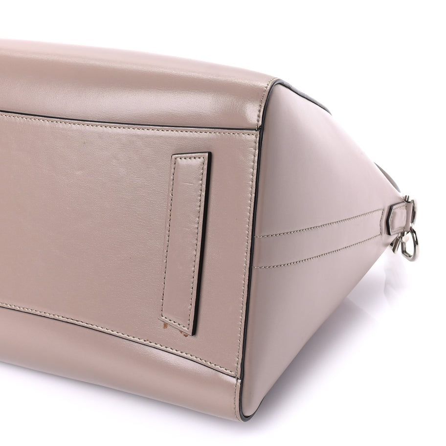 Givenchy Shiny Lord Calfskin Medium Antigona Taupe Image 8
