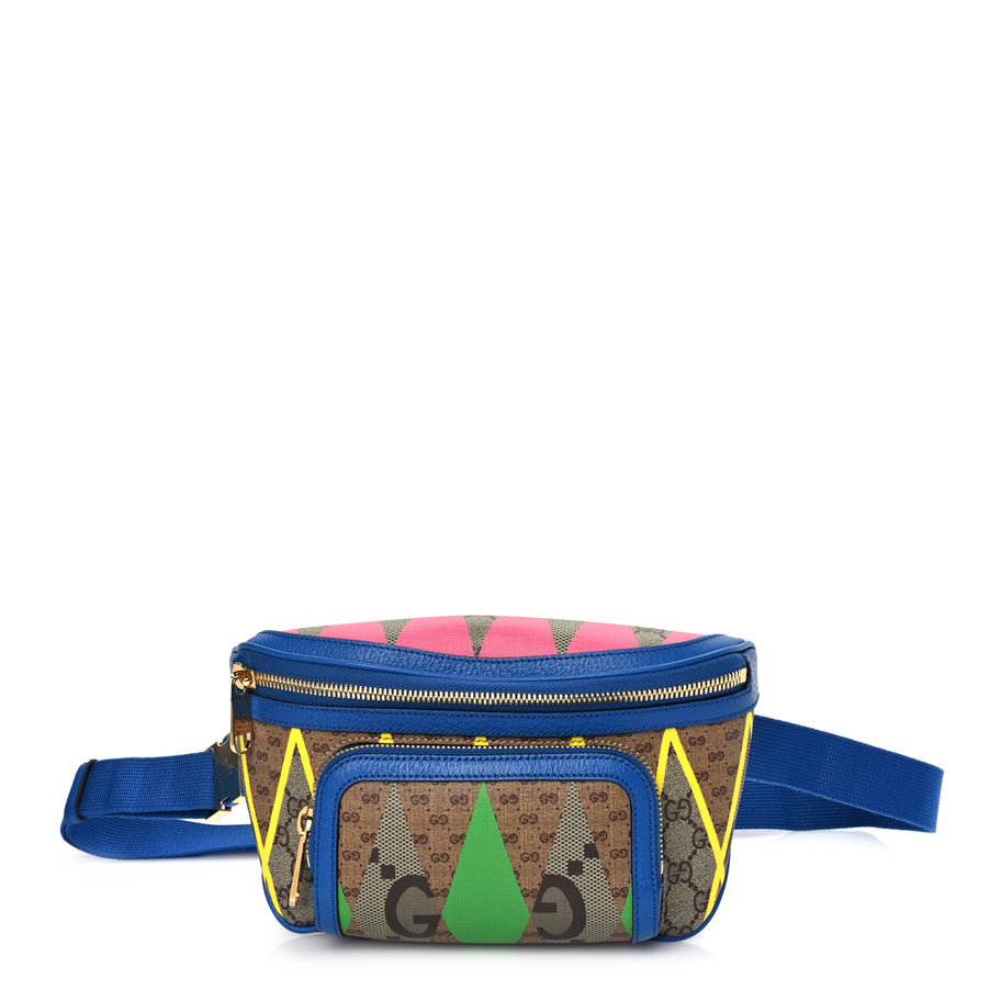 Gucci GG Supreme Monogram Rhombus Belt Bag Multicolour Image 1
