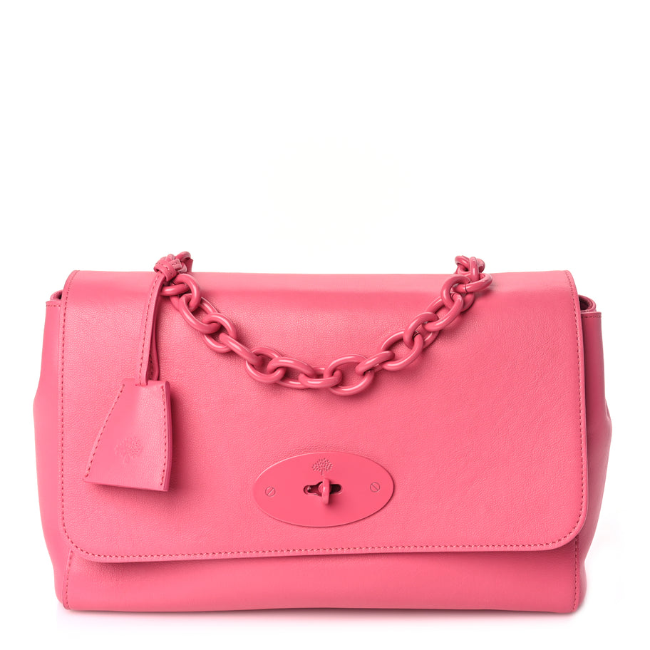 Mulberry Classic Grain Medium Lily Flap Geranium Pink Geranium Pink Image 1