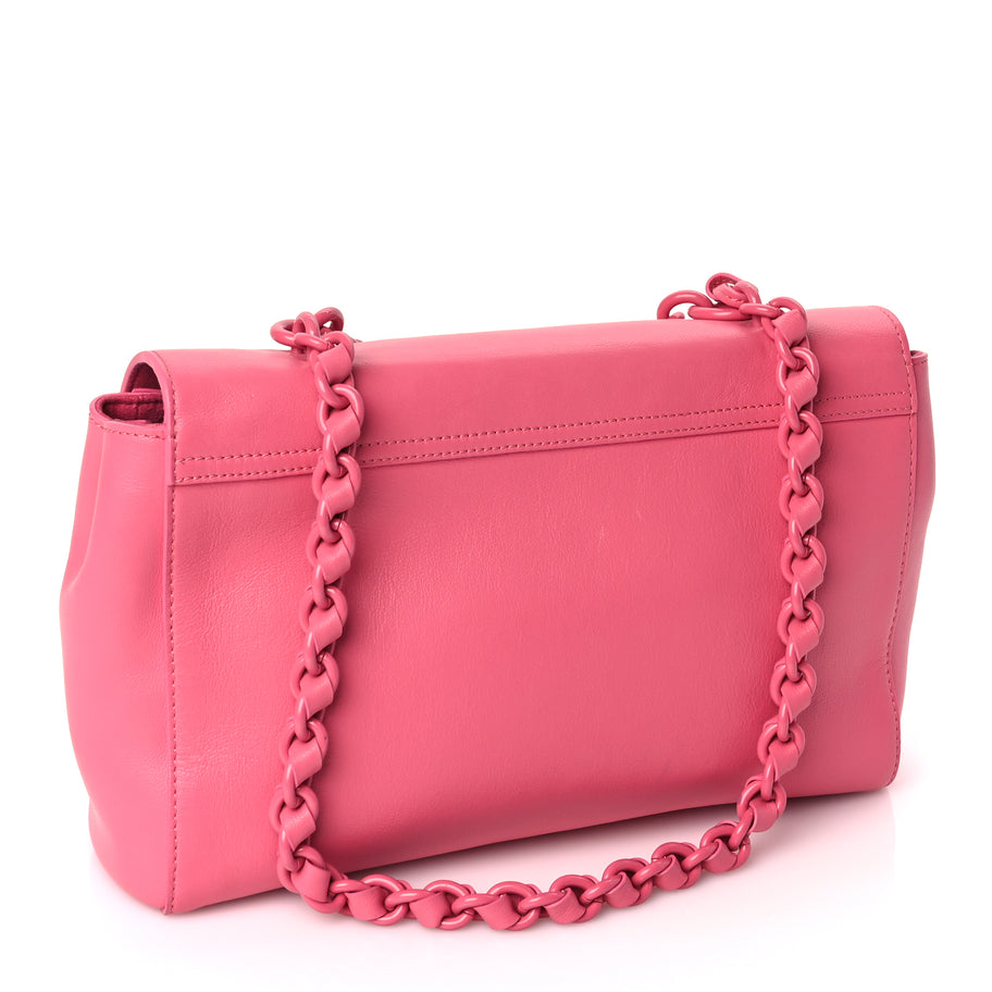 Mulberry Classic Grain Medium Lily Flap Geranium Pink Geranium Pink Image 2