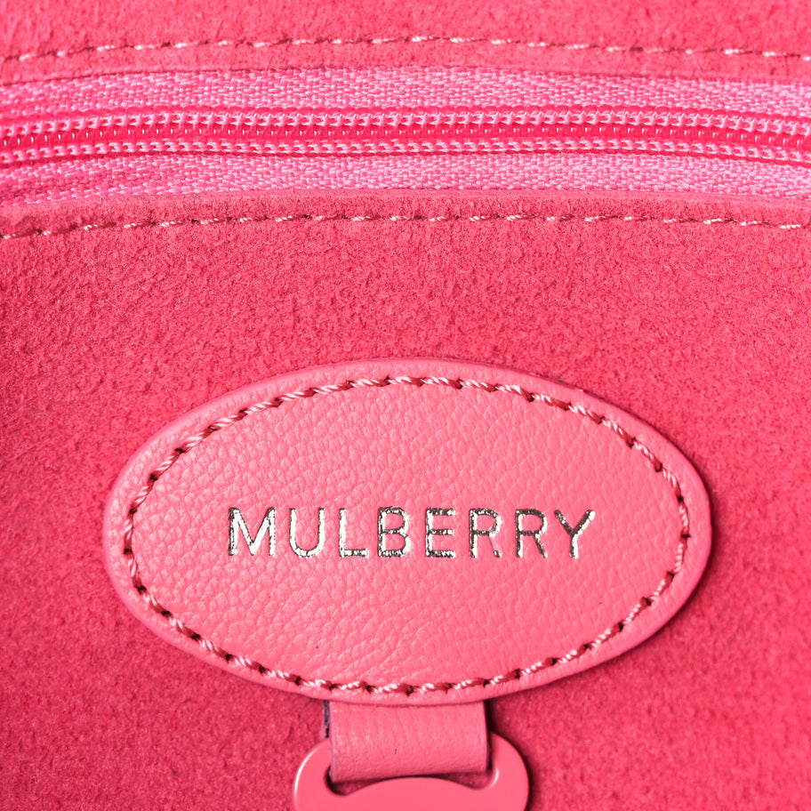 Mulberry Classic Grain Medium Lily Flap Geranium Pink Geranium Pink Image 5