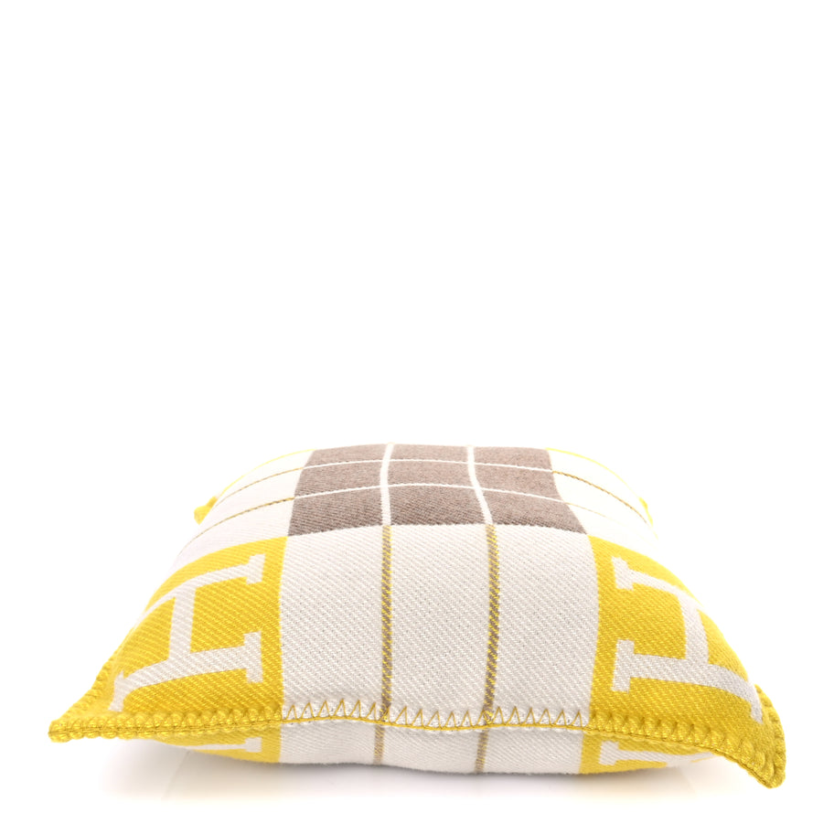 Hermes Wool Cashmere Avalon III Pillow PM Absinthe Sisal Image 3