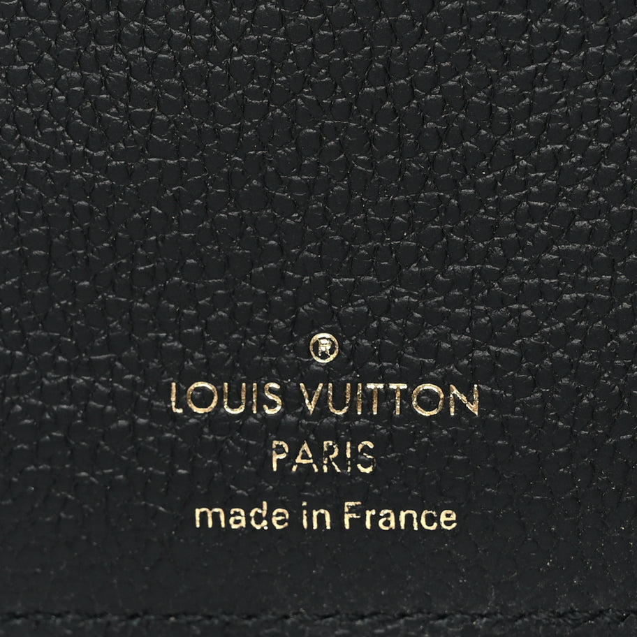 Louis Vuitton LOUIS VUITTON Monogram Pallas Compact Wallet NM Black Image 5