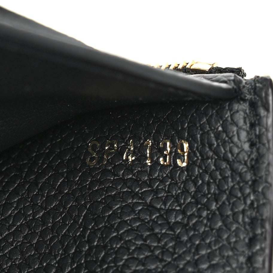 Louis Vuitton LOUIS VUITTON Monogram Pallas Compact Wallet NM Black Image 6