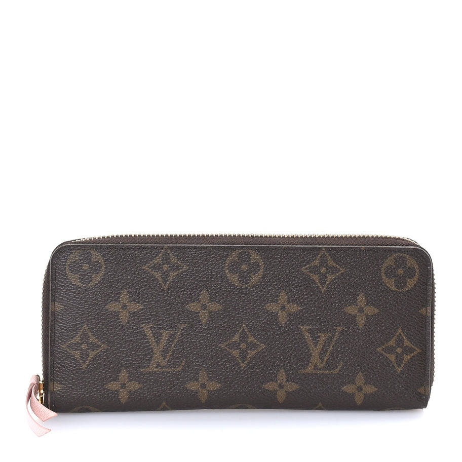 Louis Vuitton Monogram Clemence Wallet Rose Ballerine Image 1
