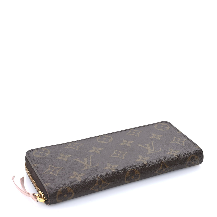 Louis Vuitton Monogram Clemence Wallet Rose Ballerine Image 5