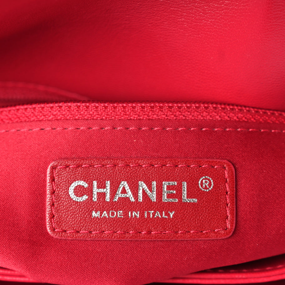 Chanel Lambskin Quilted Jumbo Chanel 3 Flap Dark Pink Image 5