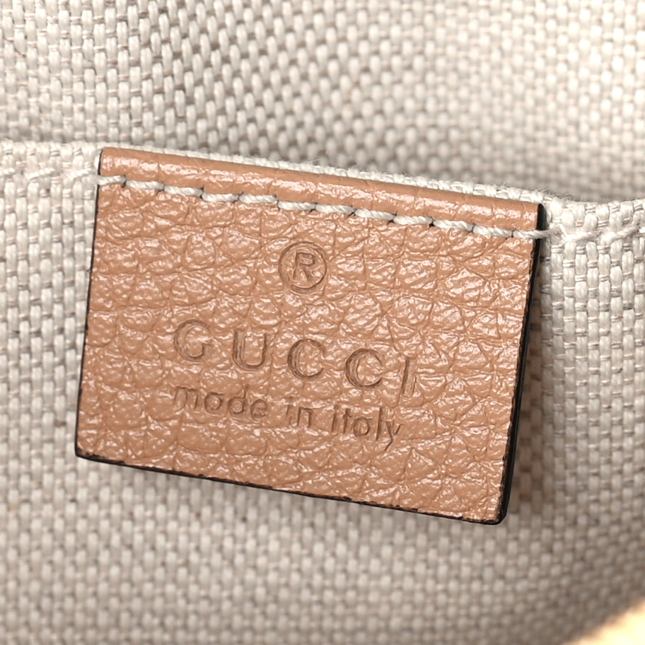 Gucci Pebbled Calfskin Small Soho Disco Bag Rose Beige Image 5