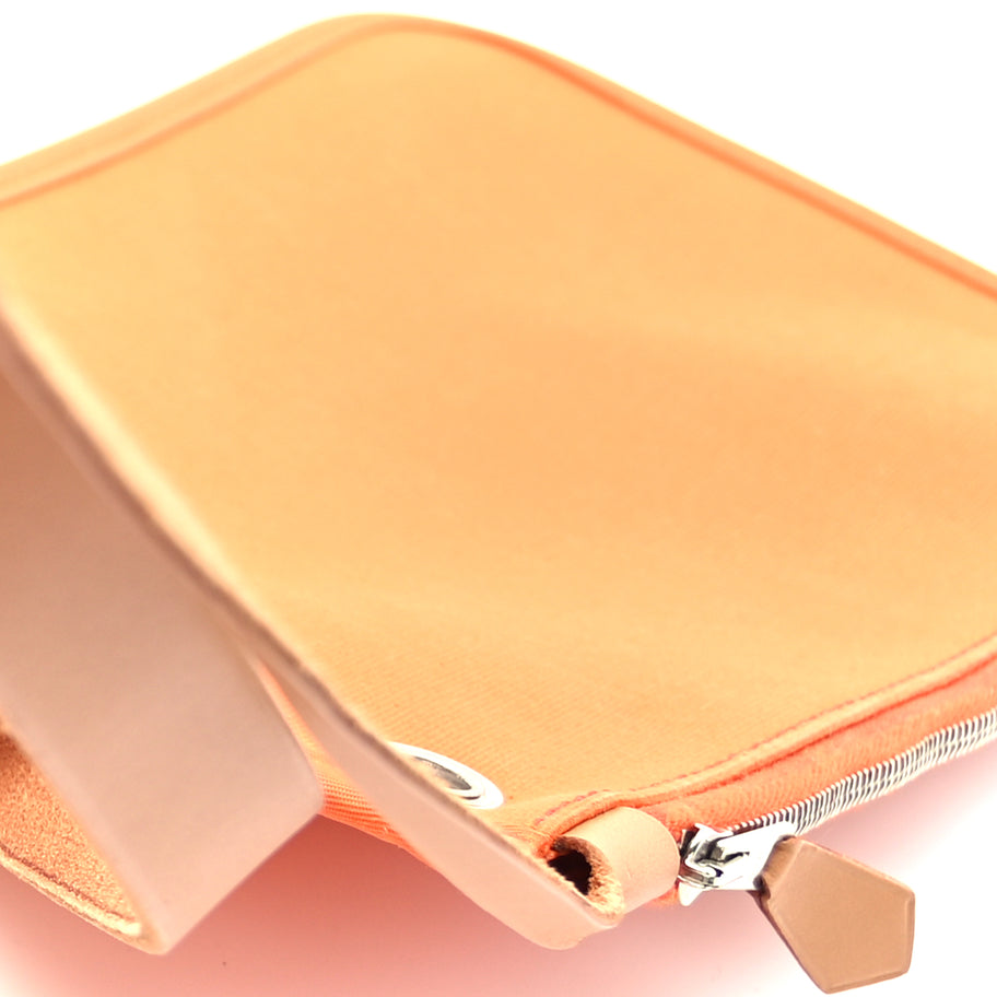 Hermes Toile Officer Vache Hunter Herbag Zip 31 PM Jaune Ambre Natural Image 5