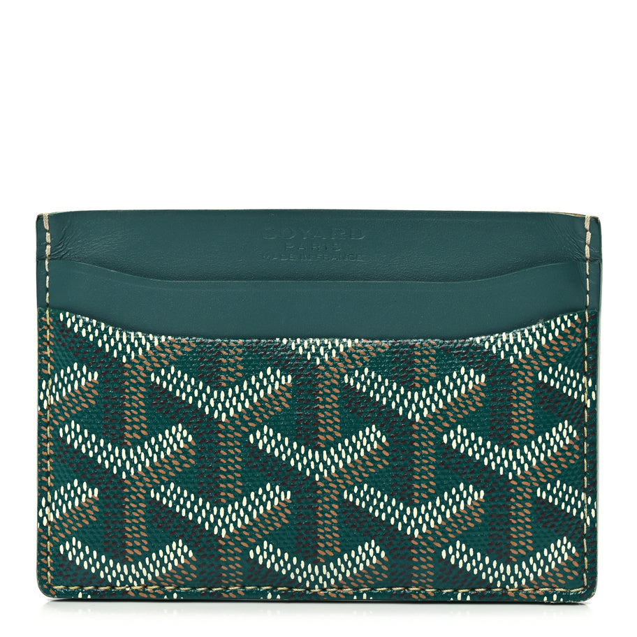 Goyard Goyardine Saint Sulpice Card Holder Green Image 1