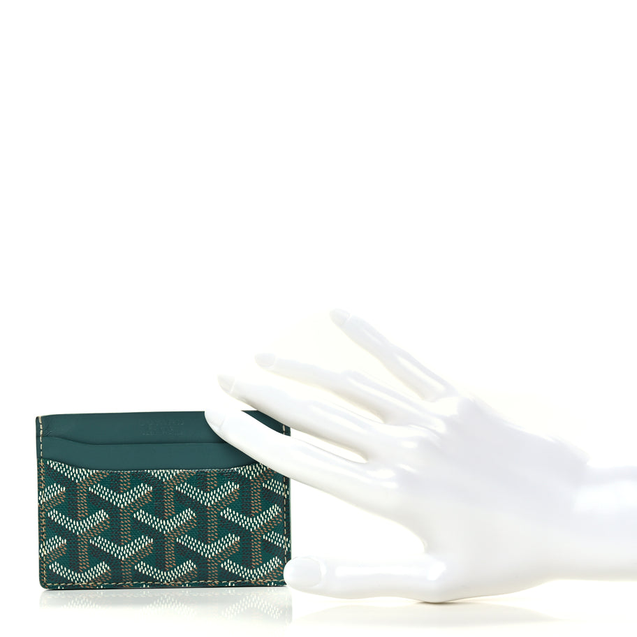 Goyard Goyardine Saint Sulpice Card Holder Green Image 2