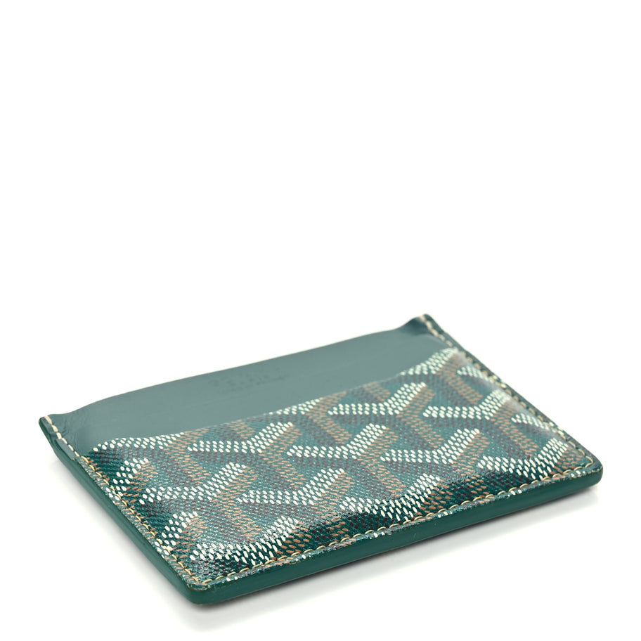 Goyard Goyardine Saint Sulpice Card Holder Green Image 4