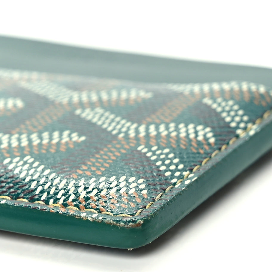 Goyard Goyardine Saint Sulpice Card Holder Green Image 8