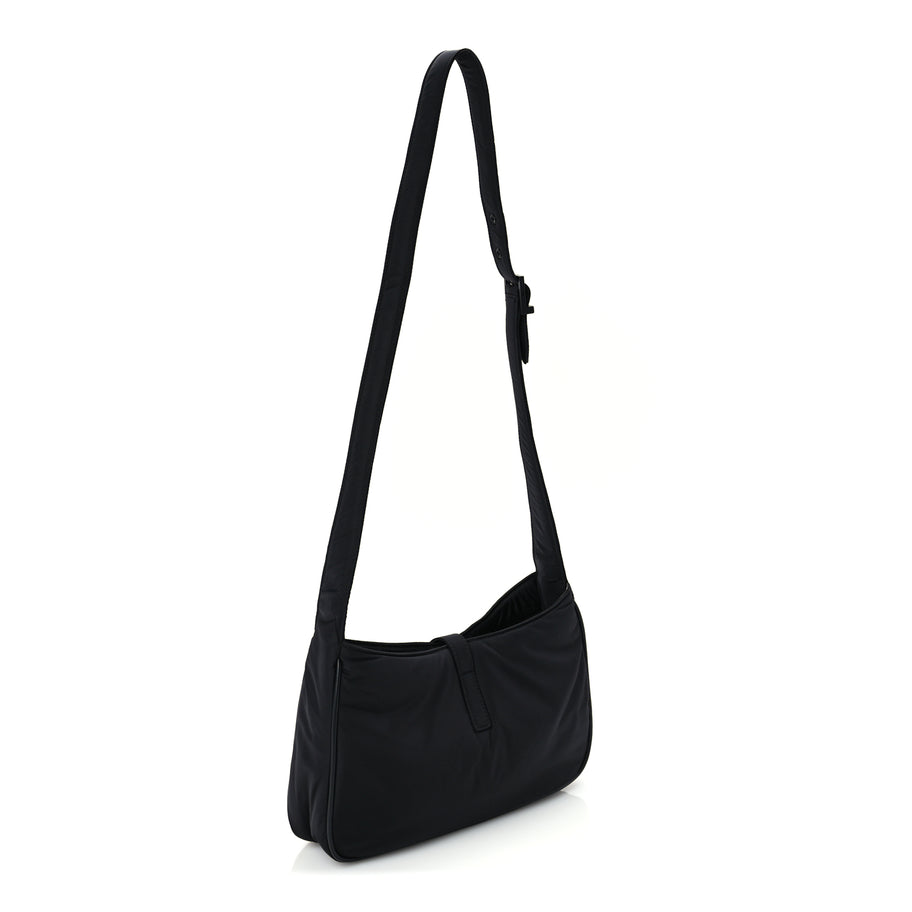 Saint Laurent Econyl Nylon Le 5 A 7 Hobo Black Image 2