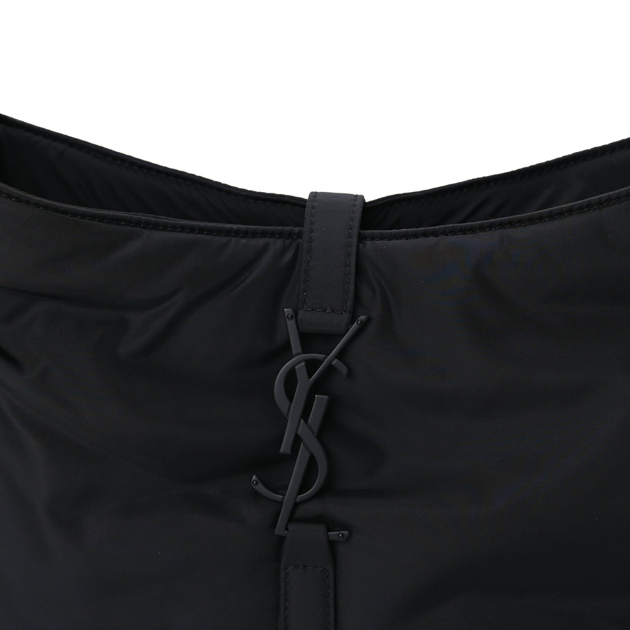 Saint Laurent Econyl Nylon Le 5 A 7 Hobo Black Image 6