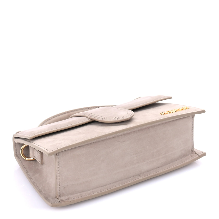 Jacquemus Nubuck Le Grand Bambino Dark Beige Image 3