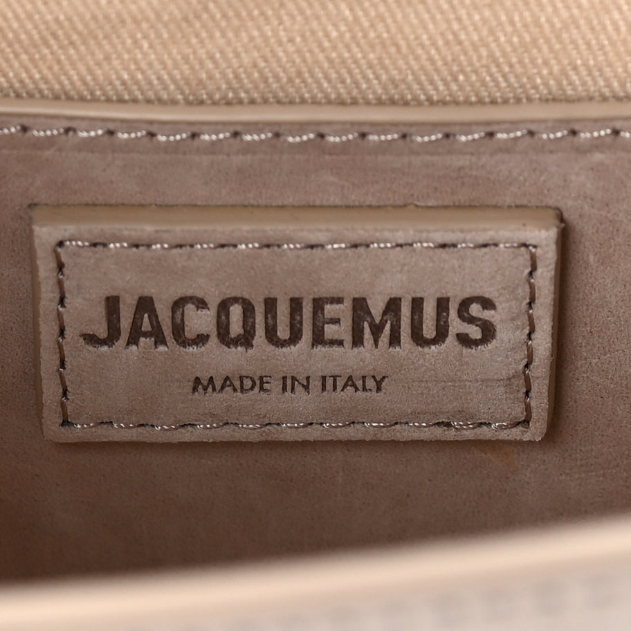 Jacquemus Nubuck Le Grand Bambino Dark Beige Image 5