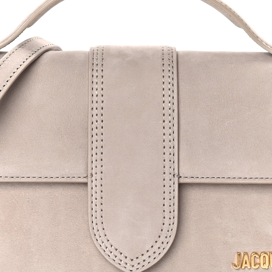 Jacquemus Nubuck Le Grand Bambino Dark Beige Image 6
