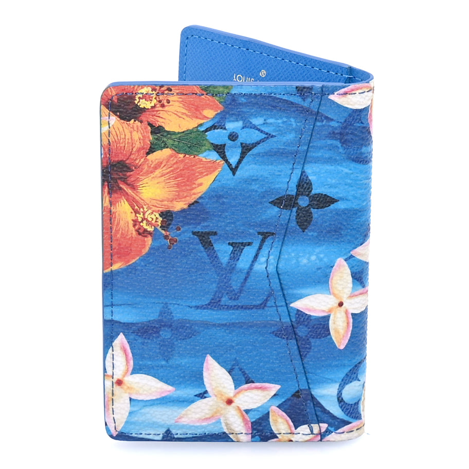 Louis Vuitton Monogram Surfin' Pocket Organizer NM Blue Image 3