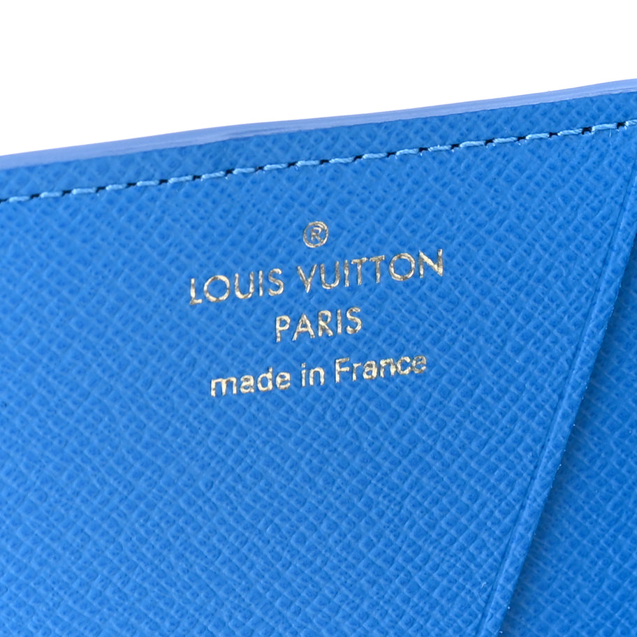 Louis Vuitton Monogram Surfin' Pocket Organizer NM Blue Image 5