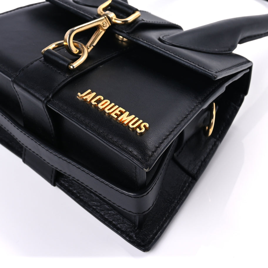 Jacquemus Smooth Calfskin Le Chiquito Montagne Moyen Black Image 7