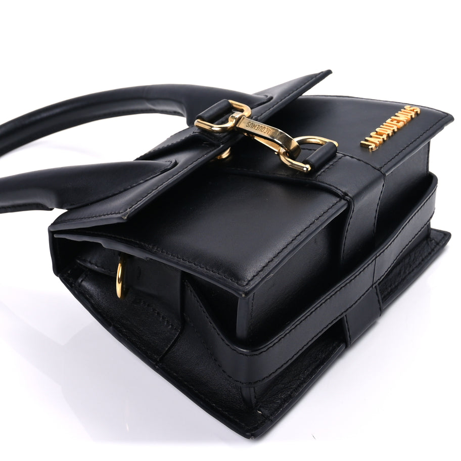 Jacquemus Smooth Calfskin Le Chiquito Montagne Moyen Black Image 8
