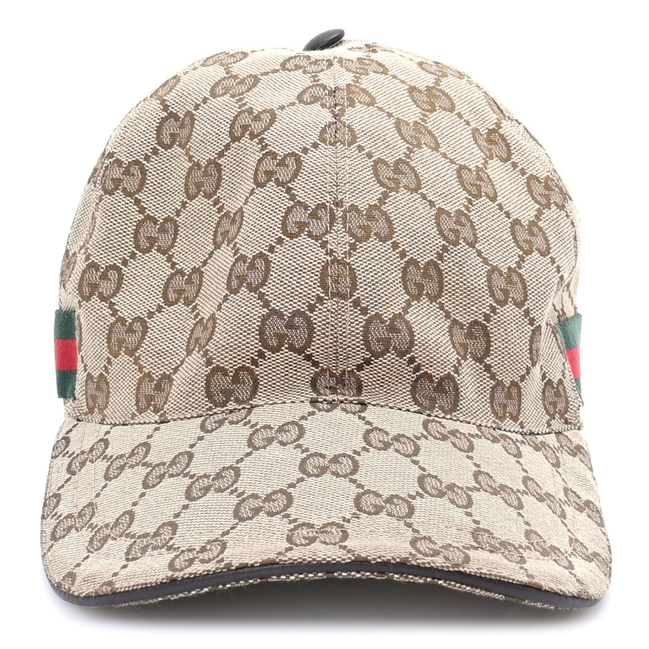 Gucci Monogram Web Baseball Hat XS  Beige Cocoa Image 2