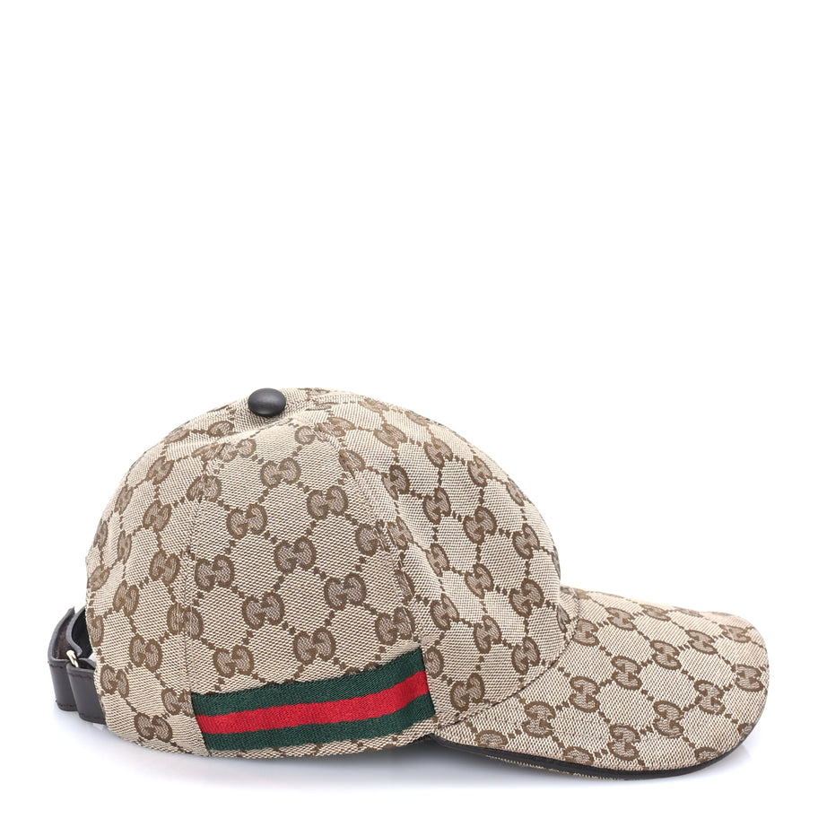 Gucci Monogram Web Baseball Hat XS  Beige Cocoa Image 3