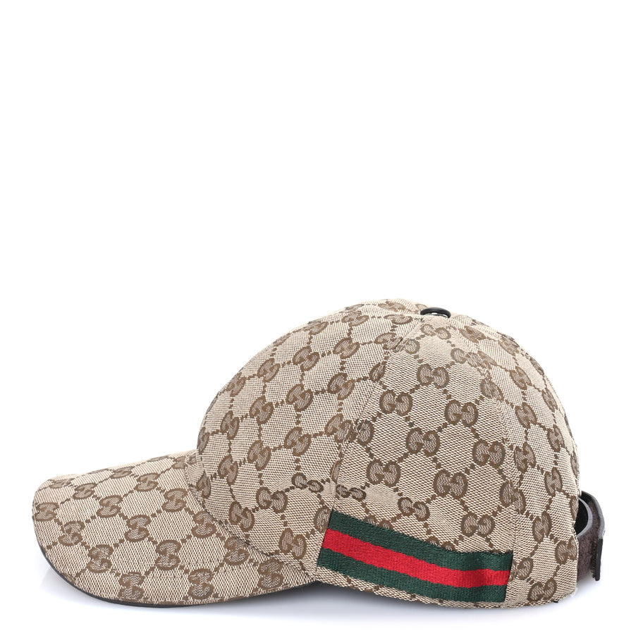 Gucci Monogram Web Baseball Hat XS  Beige Cocoa Image 5