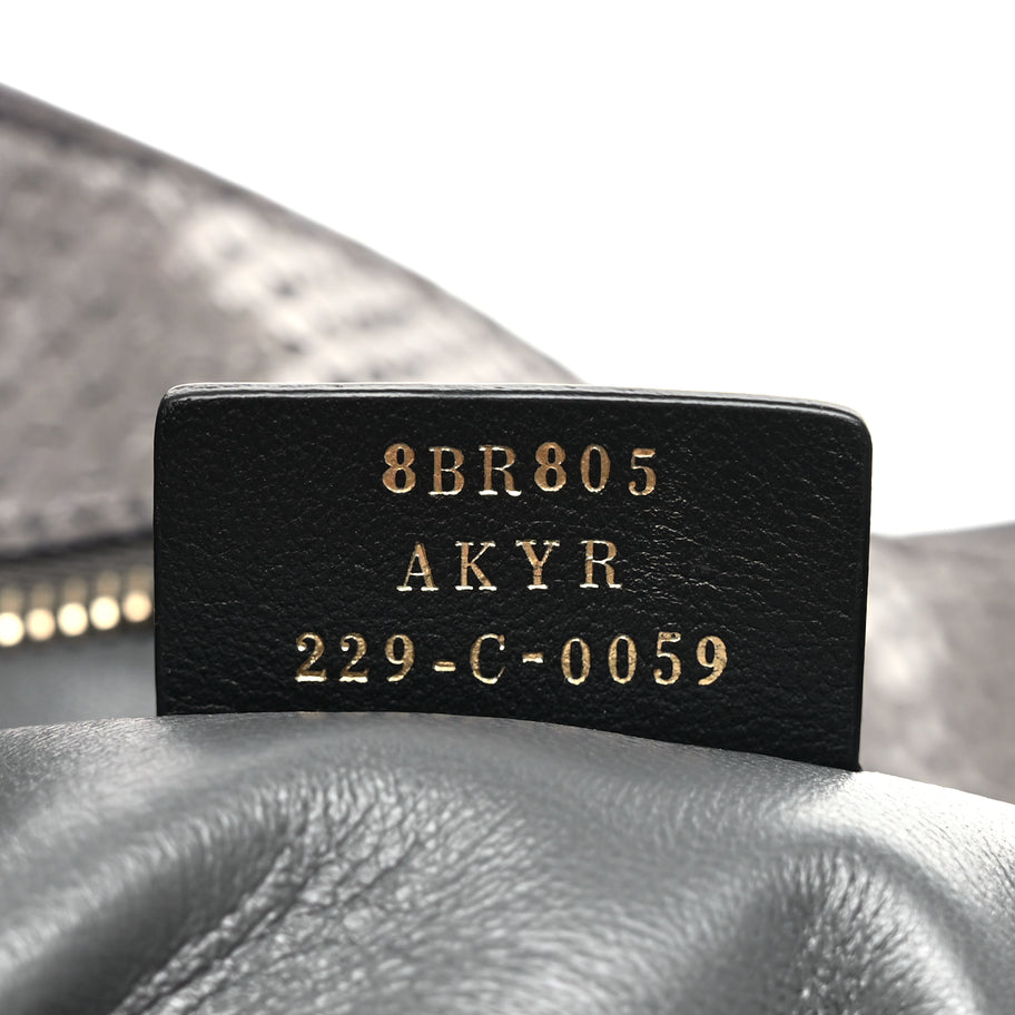Fendi Snakeskin O'Lock Zipper Black Image 6