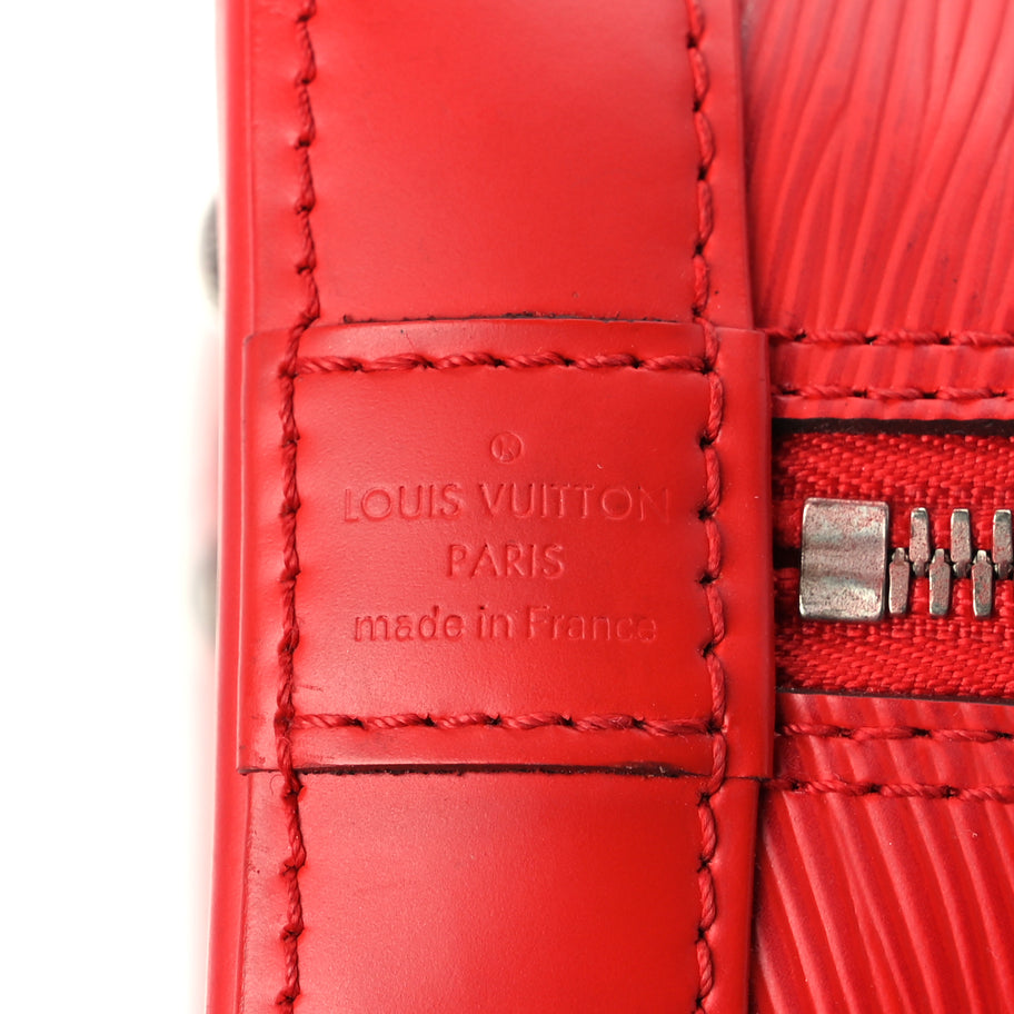 Louis Vuitton Epi Alma BB Castillan Red Image 5