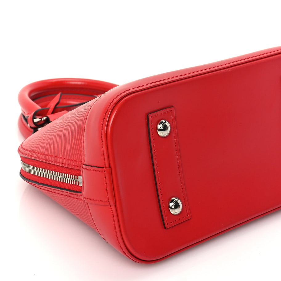 Louis Vuitton Epi Alma BB Castillan Red Image 7
