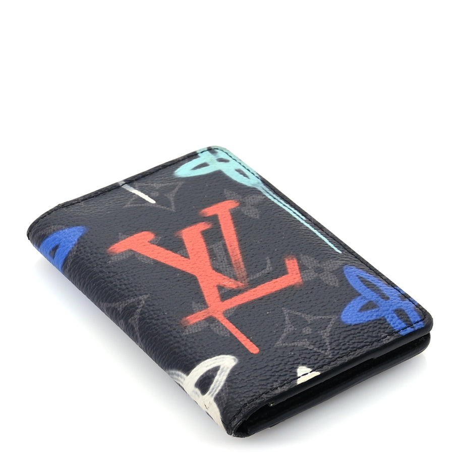 Louis Vuitton Monogram Eclipse LV Graffiti Pocket Organizer Multicolor Image 4