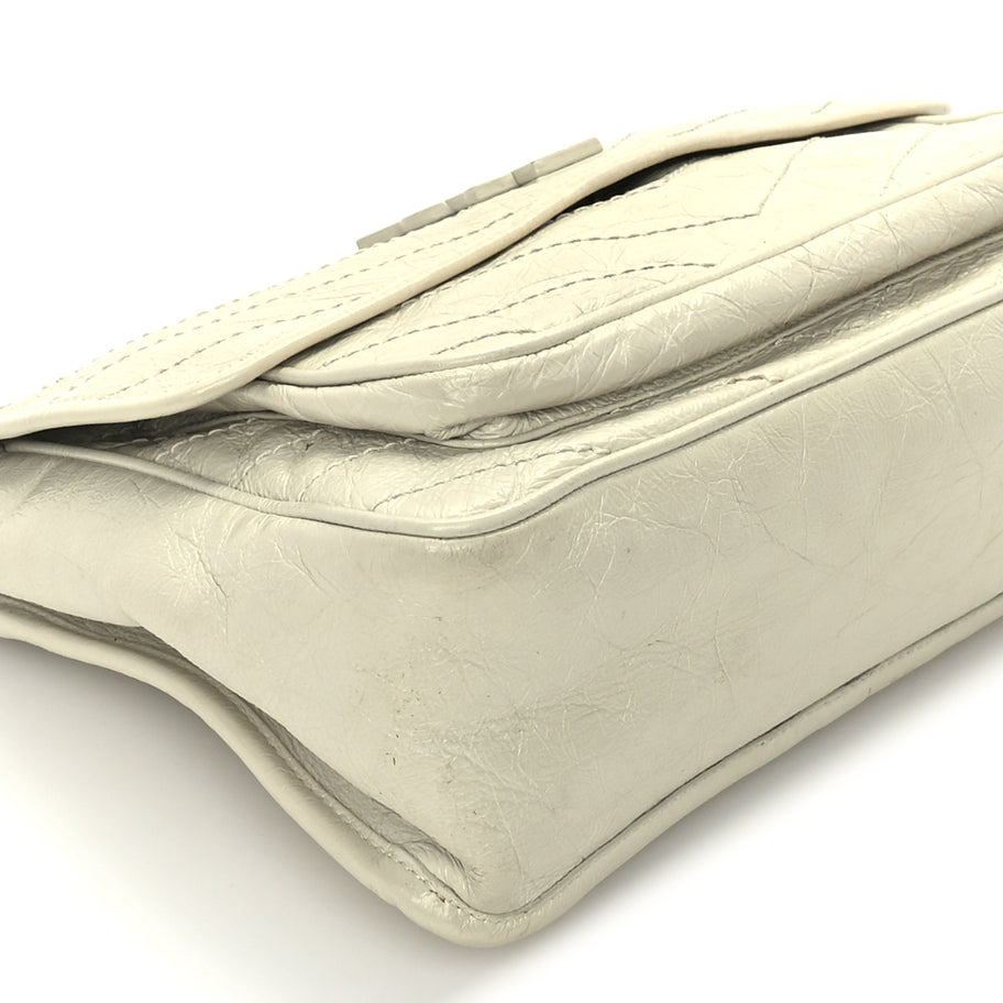 Saint Laurent Crinkled Calfskin Matelasse Monogram Medium Niki Chain Satchel Crema Soft Image 7