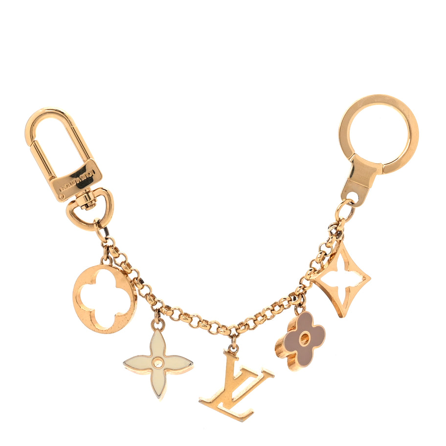 Louis Vuitton Louis Vuitton Fleur De Monogram Bag Charm Chain Image 1
