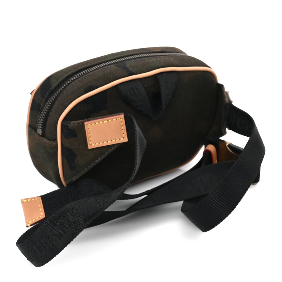 Louis Vuitton X SUPREME Canvas Camouflage Bumbag Image 2