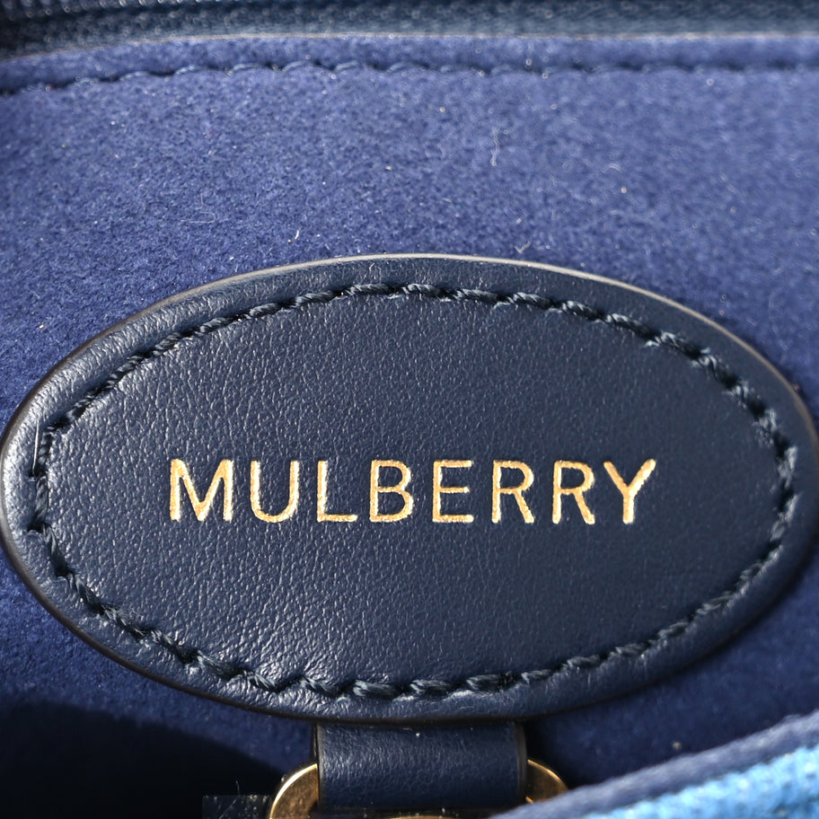 Mulberry Denim Medium Lily Midnight Blue Image 5