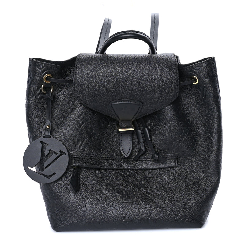 Louis Vuitton Empreinte Montsouris NM Backpack  Black