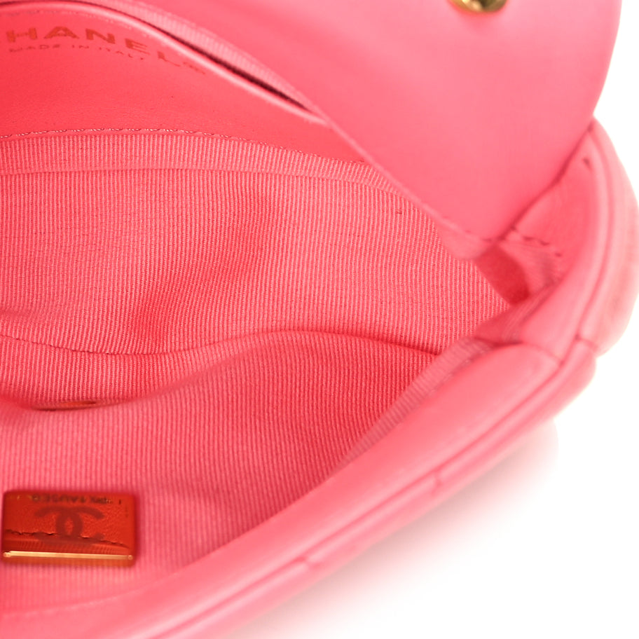 Chanel Lambskin Quilted Mini Funky Town Flap Pink Image 4