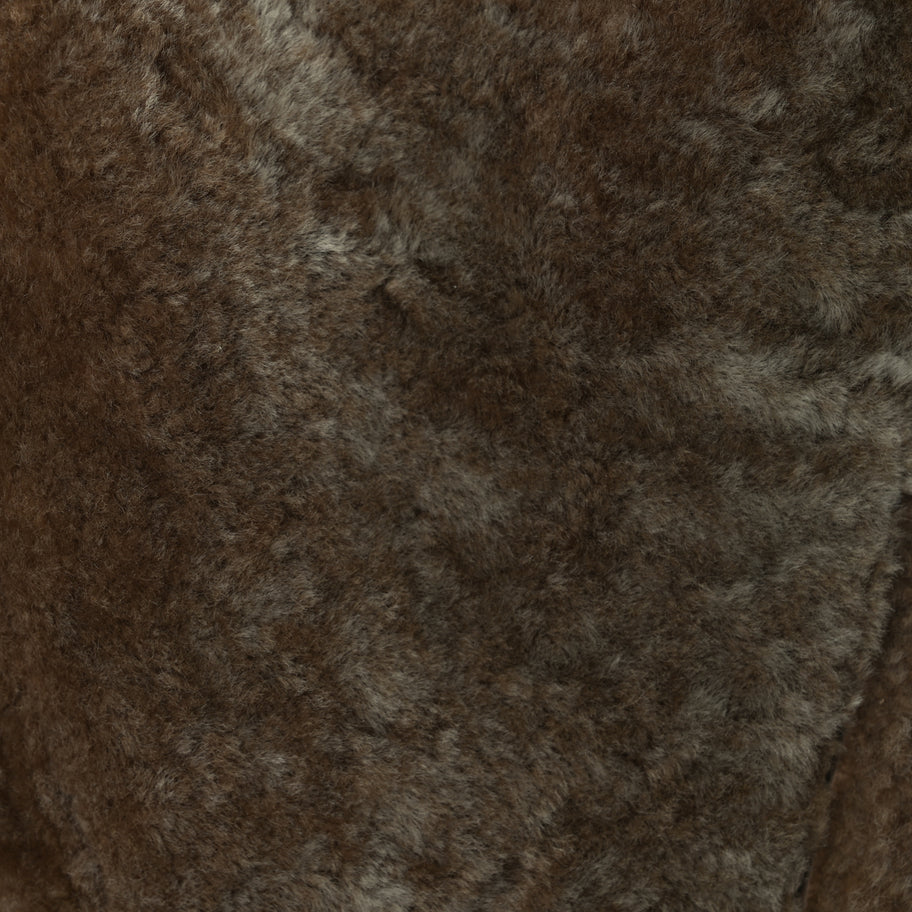 Chloe Shearling Small Spin Tote  Floral Grey Image 6