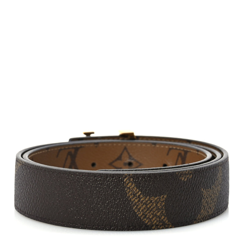  Louis Vuitton Giant Monogram 30mm LV Iconic Reversible Belt 80 32