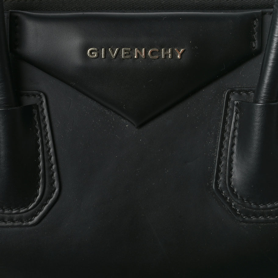 Givenchy Shiny Lord Calfskin Small Antigona  Black Image 7