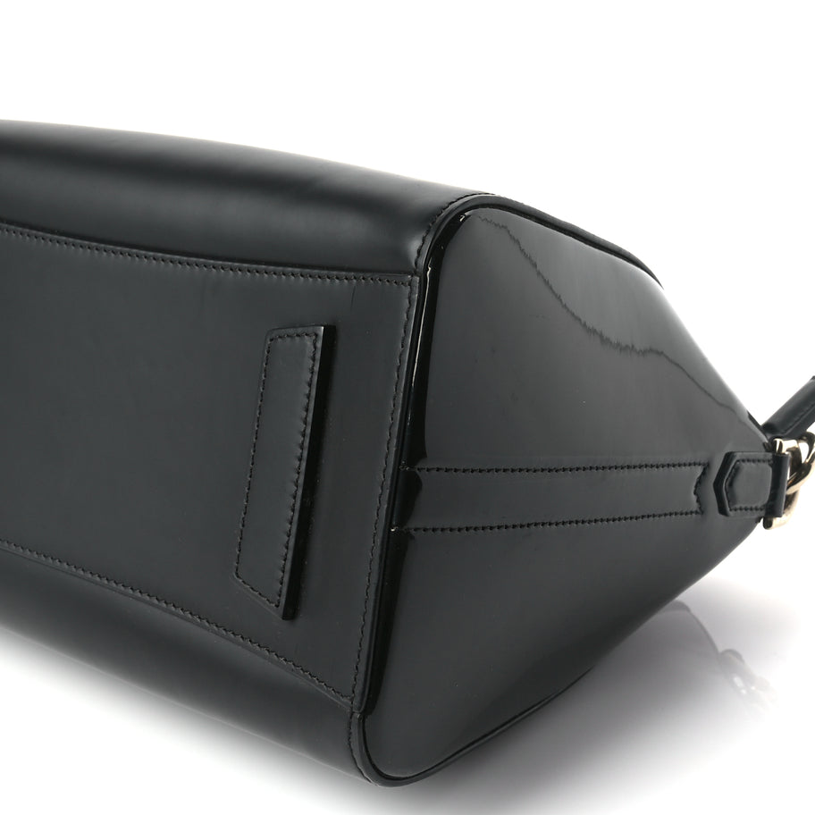 Givenchy Shiny Lord Calfskin Small Antigona  Black Image 9